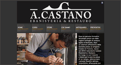 Desktop Screenshot of castanorestauro.com