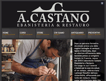 Tablet Screenshot of castanorestauro.com